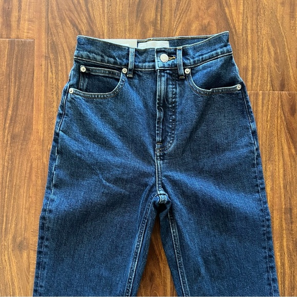 NWT Everlane Way-High Slim Jeans Dark Wash size 23S - Picture 3 of 13